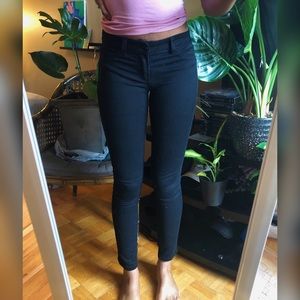 Black stretchy jeggings